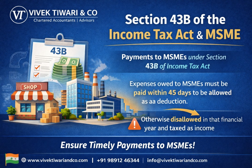 Section 43B of the Income Tax Act MSME