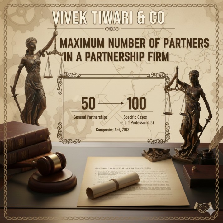 maximum number of partners in a partnership firm